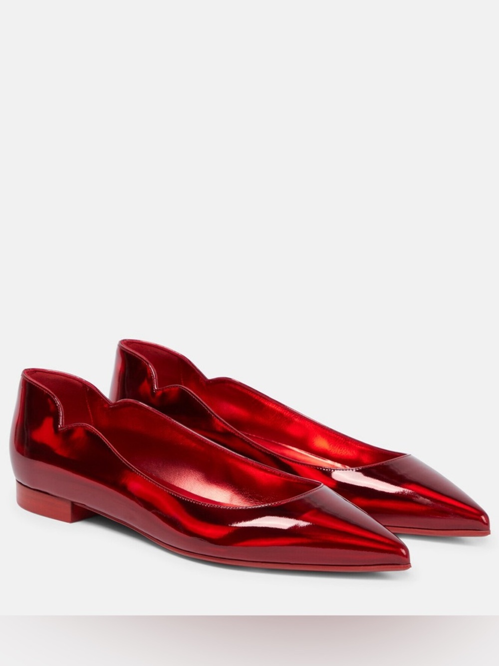 Christian Louboutin Iridescent Patent Leather Chikita flats (brand new)